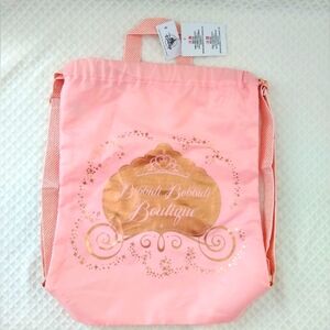 NWT Disney Parks Bibbidi Bobbidi Boutique Pink Rose Gold Princess Drawing Bag 🧚